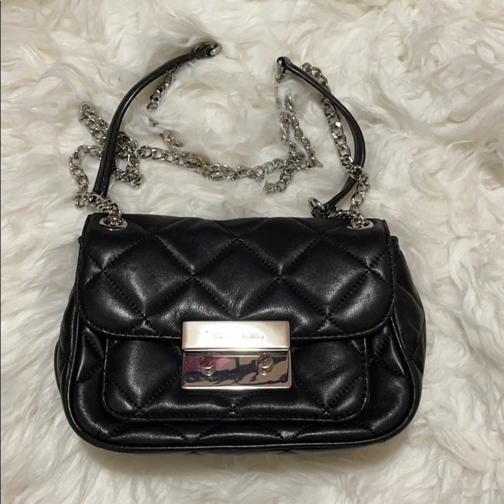 Michael Kors leather quilted sloan bag